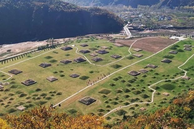 Thành quách cổ vương quốc Cao Câu Ly - Thành khi nhìn từ trên cao