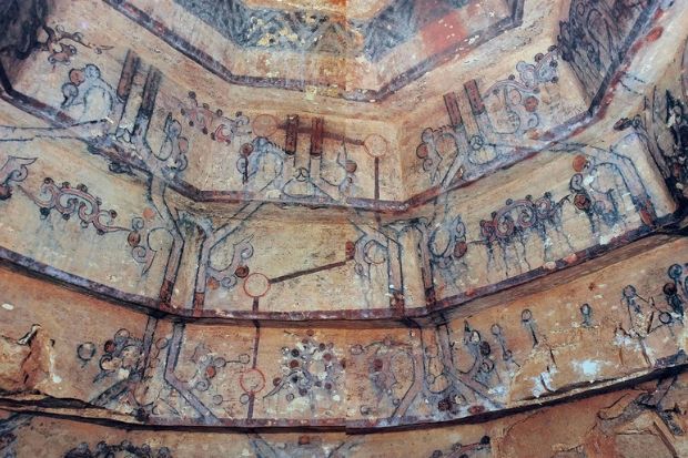 Thành quách cổ vương quốc Cao Câu Ly - Tranh tường