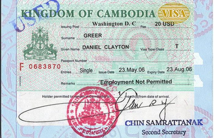 visa đi Campuchia cho người nước ngoài