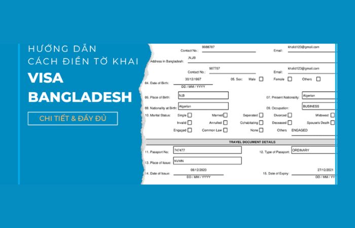 hướng dẫn làm visa banglades