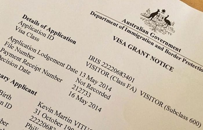 làm visa úc online