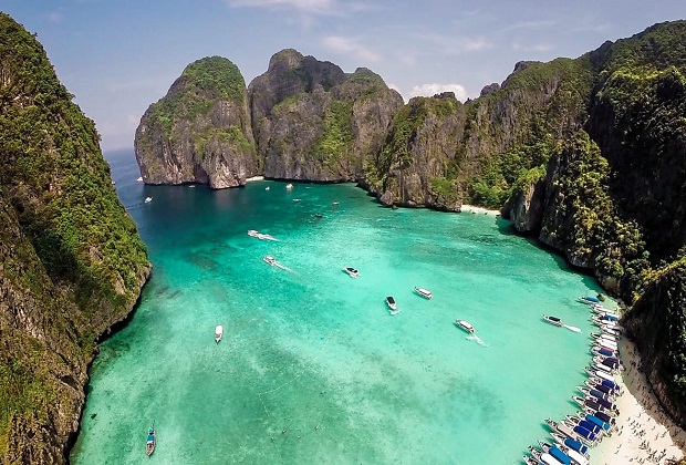 bãi biển đẹp nhất thái lan - vịnh maya