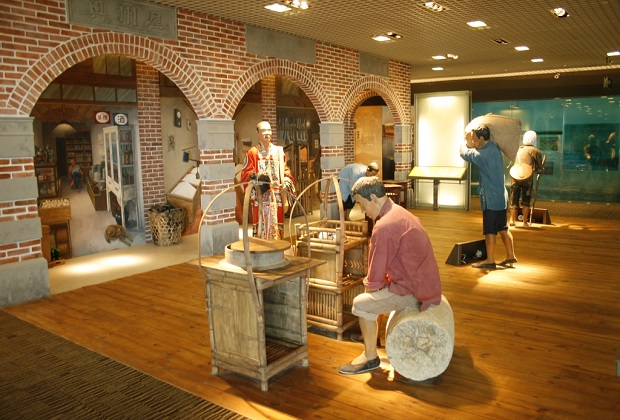 bảo tàng lanyang đài loan - kiến trúc bên trong tòa nhà 