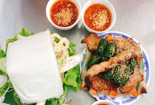 đặc sản quảng ngãi - Ram thịt nướng