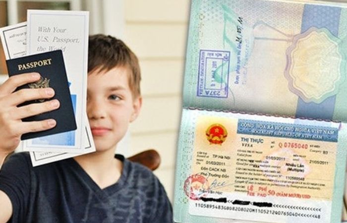 làm hộ chiếu cho trẻ em 9 tuổi