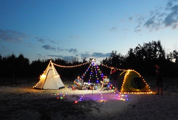 hòn đỏ ninh thuận - cắm trại qua đêm