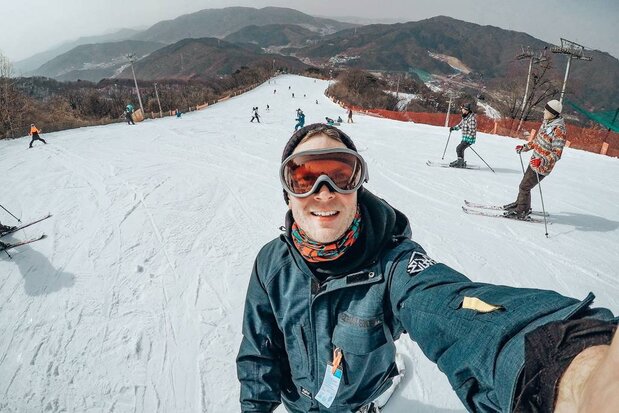 Khu trượt tuyết Hàn Quốc - Oak Valley Ski Resort