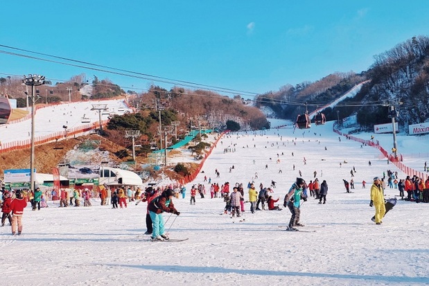 Khu trượt tuyết Hàn Quốc - Bears Town Ski Resort