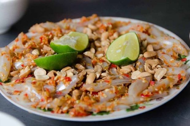 Món ăn ngon ở Ninh Thuận - Gỏi cá mai