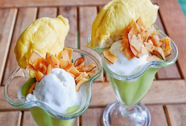 món ăn ngon ở vũng tàu - kem bơ sầu riêng