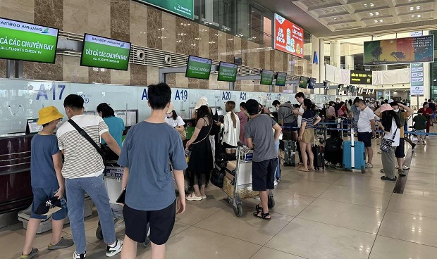 làm thủ tục bay Bamboo