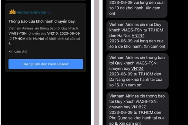 Việc cập nhật số điện thoại thuận tiện hơn săn v&eacute; m&aacute;y bay m&ugrave;ng 4 Tết 