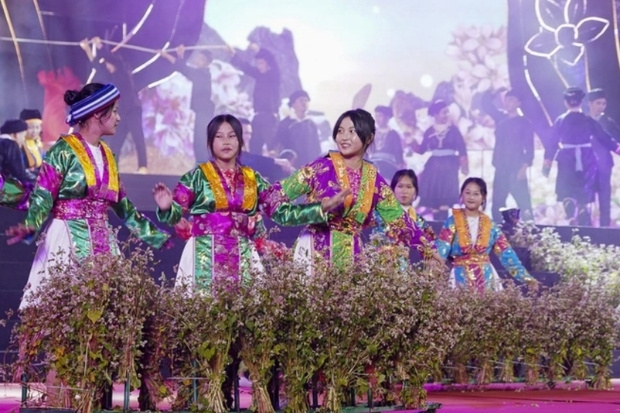 Lễ hội hoa tam gi&aacute;c mạch tại H&agrave; Giang
