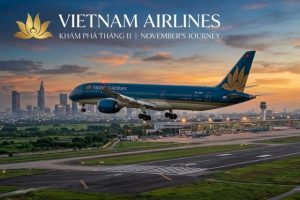 Đón gió đầu mùa bằng vé máy bay Vietnam Airlines tháng 11 tại Vietnam Booking