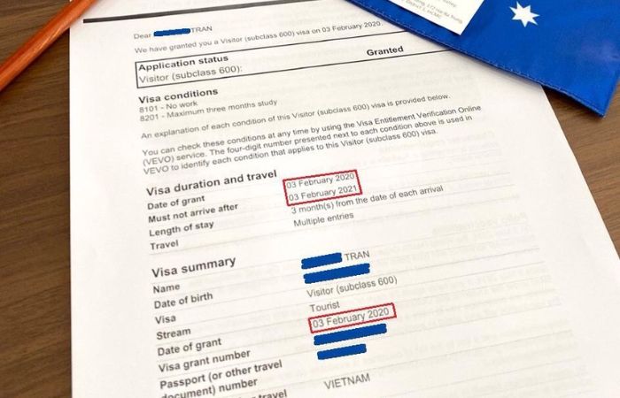 Thủ tục xin visa du lịch Úc  Thủ tục xin visa du lịch Úc