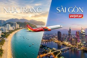 Gom trọn nắng biển vào phố thị với vé máy bay Vietjet Air Nha Trang đi Sài Gòn tại Vietnam Booking