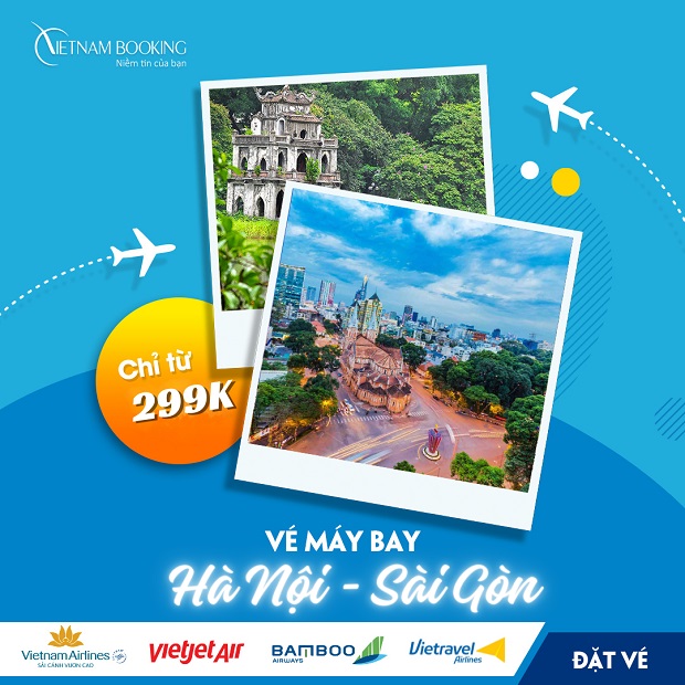 V&eacute; m&aacute;y bay từ H&agrave; Nội đi S&agrave;i G&ograve;n