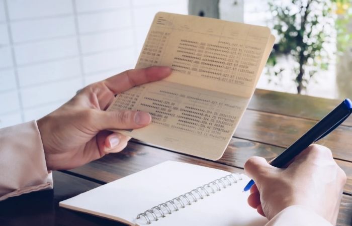sổ tiết kiệm để chứng minh tài chính