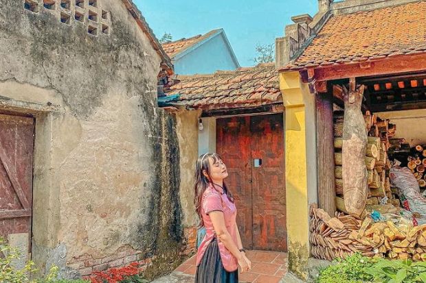 Địa điểm du lịch gần Hà Nội dịp Tết - Làng cổ Đường Lâm