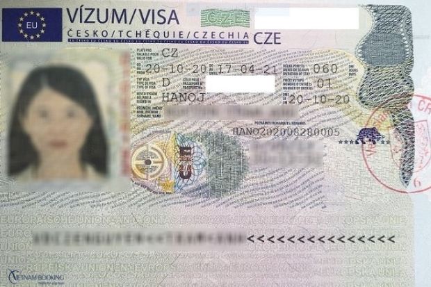 Các loại visa Cộng hòa Séc