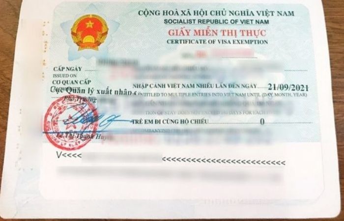 Giấy miễn thị thực 5 năm là gì? Thủ tục xin visa 5 năm Việt Nam