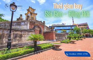 Thời gian bay từ TpHCM đi Đồng Hới là bao lâu?