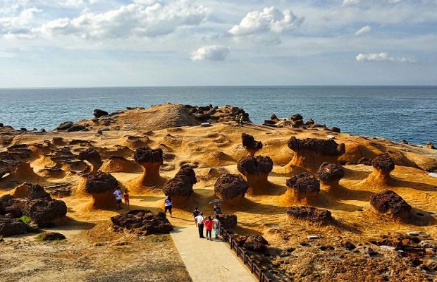 Tour du lịch Đài Loan - Công viên địa chất Dã Liễu