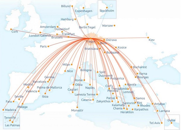 Mạng lưới bay Czech Airlines