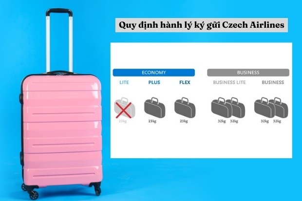 Quy định h&agrave;nh l&yacute; k&yacute; gửi Czech Airlines