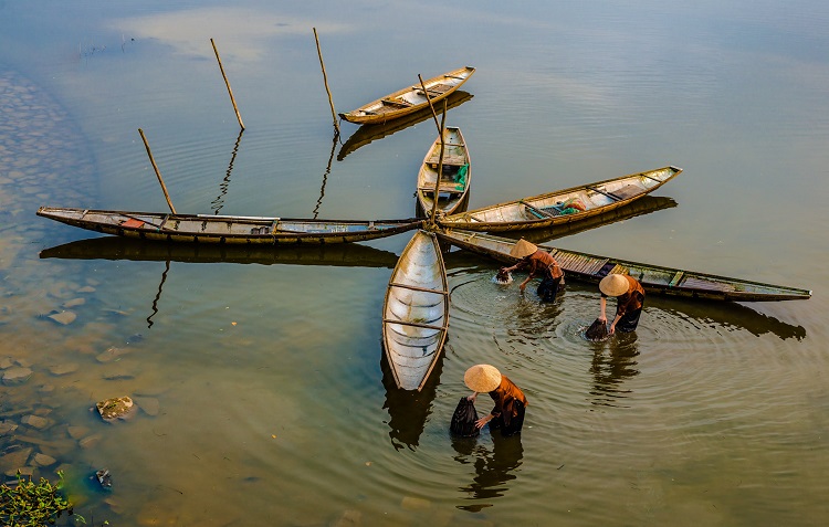 Người dân Huế lao động