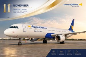 Mùa lá vàng gọi tên vé máy bay tháng 11 Vietravel Airlines từ Vietnam Booking