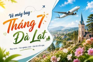Săn deal vé máy bay tháng 7 đi Đà Lạt cực hời tại Vietnam Booking