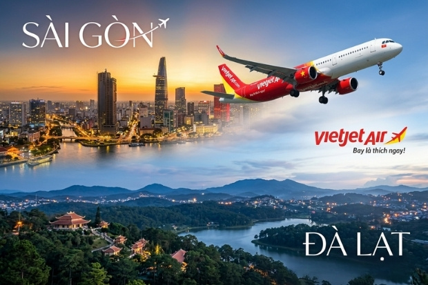 Săn v&eacute; m&aacute;y bay Vietjet Air S&agrave;i G&ograve;n đi Đ&agrave; Lạt ngay h&ocirc;m nay!