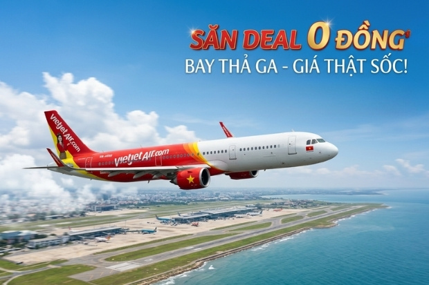Khởi đầu kỳ nghỉ s&ocirc;i động với v&eacute; m&aacute;y bay Vietjet Air S&agrave;i G&ograve;n Nha Trang gi&aacute; ưu đ&atilde;i.
