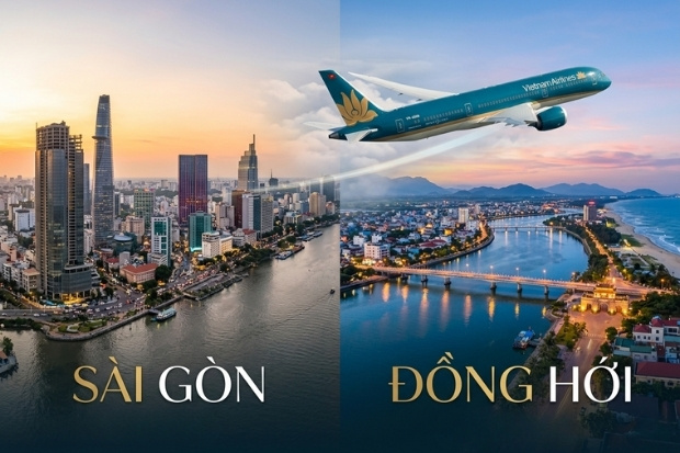 Tận hưởng h&agrave;nh tr&igrave;nh qu&yacute; gi&aacute; c&ugrave;ng v&eacute; m&aacute;y bay Vietnam Airlines S&agrave;i G&ograve;n đi Đồng Hới 