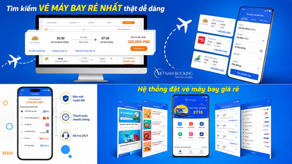 Hướng dẫn c&aacute;c h&igrave;nh thức đặt v&eacute; Jeju Air tại Vietnam Booking