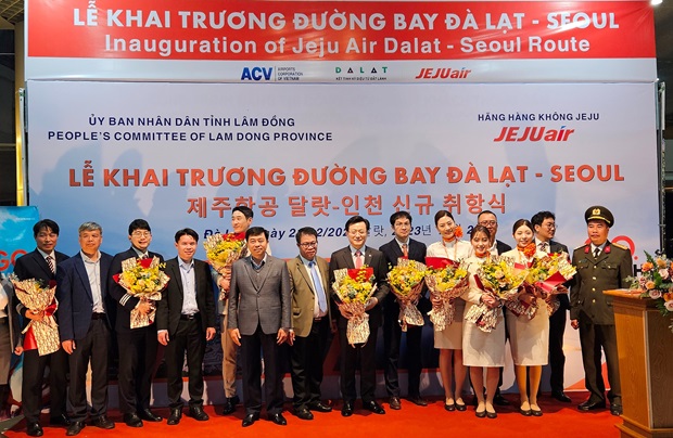 khai trương đường bay thẳng đ&agrave; lạt seoul