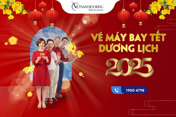 Vé máy bay Tết Dương lịch 2025