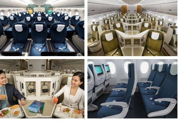 Những hạng ghế của h&atilde;ng h&agrave;ng kh&ocirc;ng Vietnam Airlines 