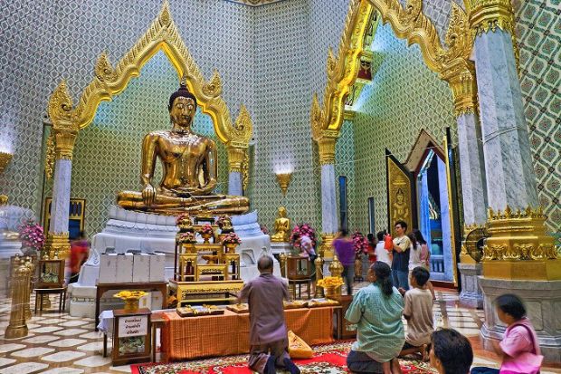 Các ngôi chùa Thái Lan nổi tiếng - Chùa Phật vàng