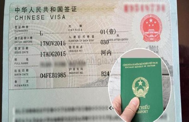 chi phí du lịch trung quốc - chi phí làm visa