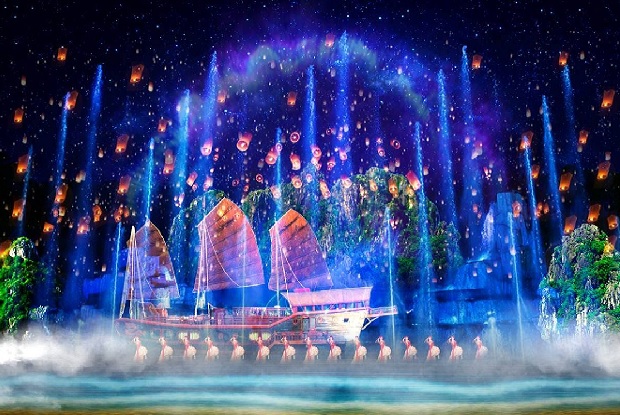 Màn biểu diễn nhạc nước Tuần Châu