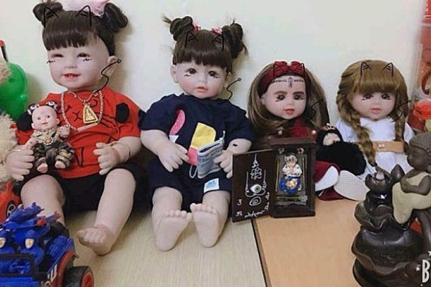 Điều kỳ lạ chỉ có ở Thái Lan - Búp bê may mắn
