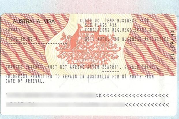 visa du học &Uacute;c