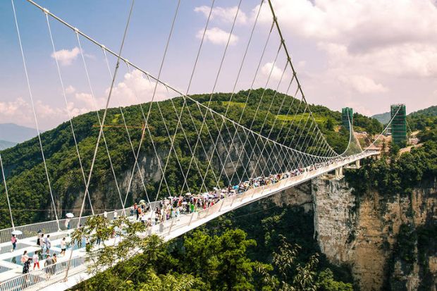 Trương Gia Giới - Cầu kính Vân Thiên Độ