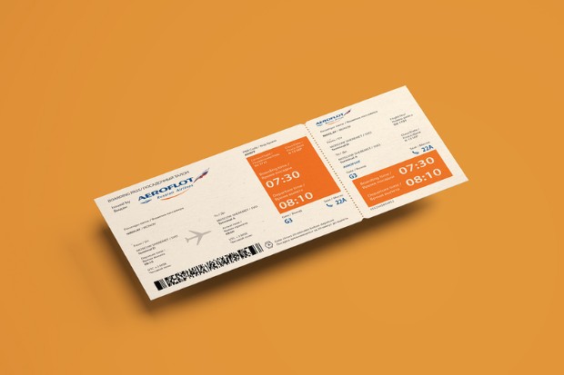 quy định đổi vé máy bay Aeroflot