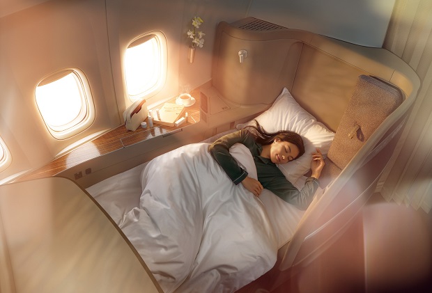ghế hạng nhất Cathay Pacific