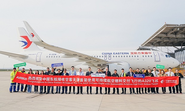 China Eastern Airlines chuyến bay xanh