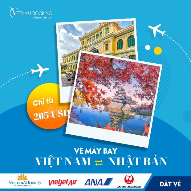 v&eacute; m&aacute;y bay đi Nhật Bản