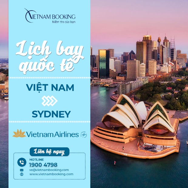 v&eacute; m&aacute;y bay đi Sydney Vietnam Booking